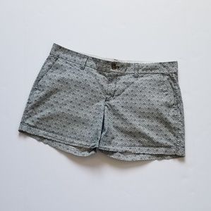 Old Navy White and Blue Shorts Sz 12